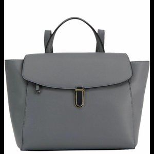 Alfani Women's Gray Leather Backpack OS